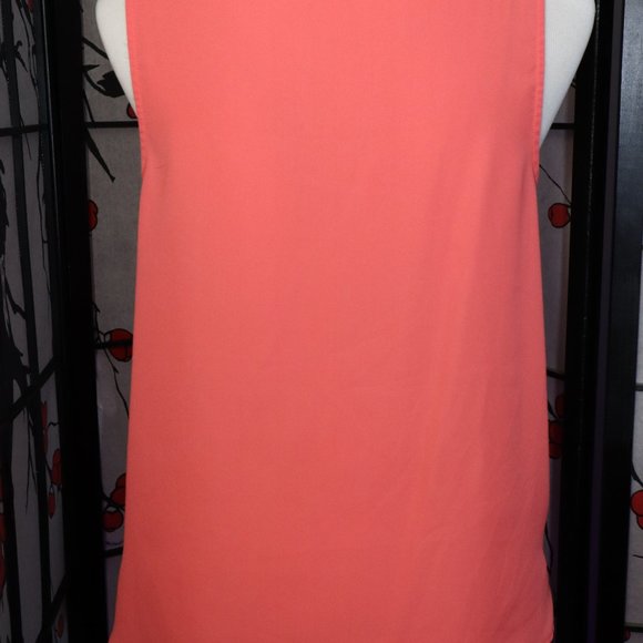 Orange Tank Style Blouse, 3 Pink Hearts by Trixxi, Size Large, Great for Summer - Picture 3 of 3